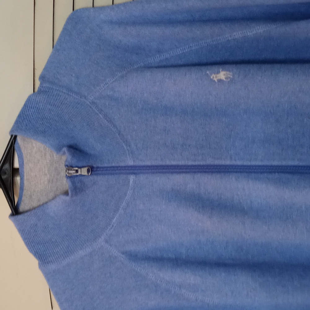 Men's Blue Sweater by Ralph Lauren Polo Size 2XL